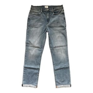Hudson Blair High Rise Straight Crop Denim Jeans Size 29